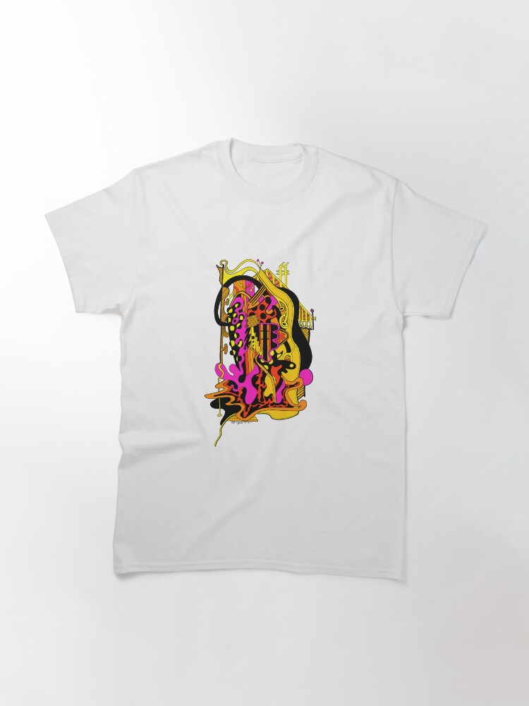 Thumbnail 3 of 7, Classic T-Shirt, One Flight Up designed and sold by EckerRobertsArt.