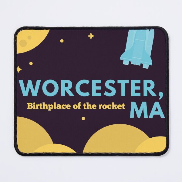 Item preview, Worcester, MA Rocket designed and sold by NerdVictory.