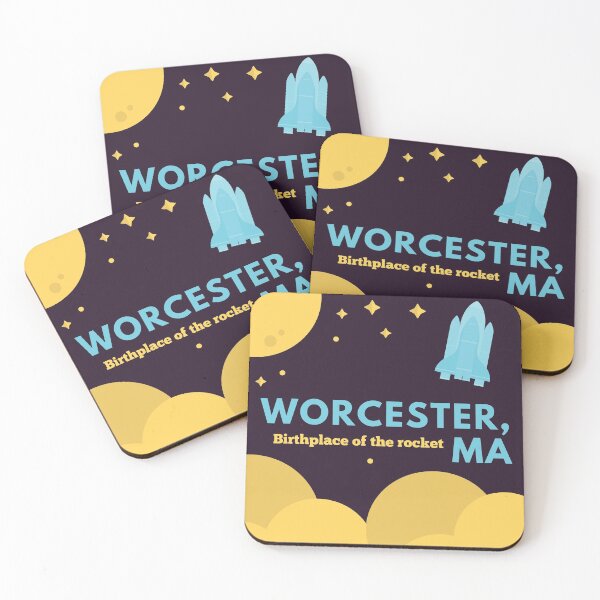 Item preview, Worcester, MA Rocket designed and sold by NerdVictory.