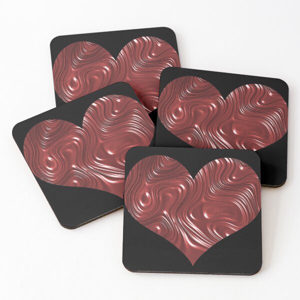 Item preview, Red Metallic Heart designed and sold by StephenMollie.