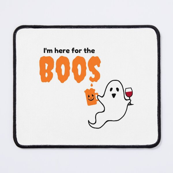 Item preview, I'm Here for the Boos - Funny Halloween Ghost designed and sold by DesignByLeo.