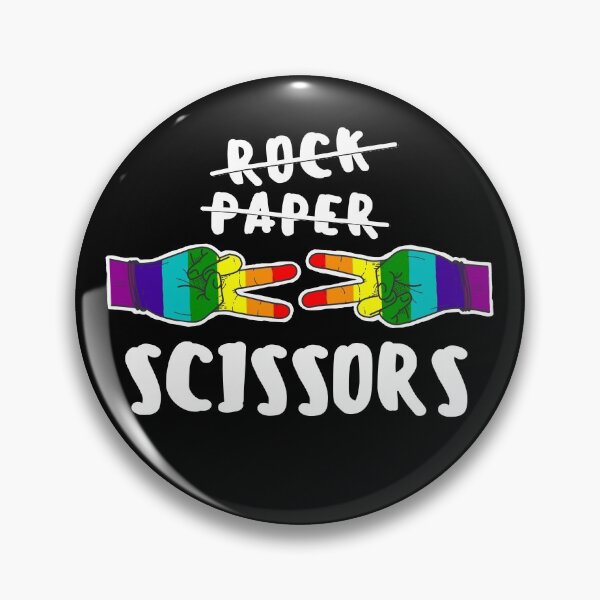 Item preview, Rock Paper Scissors LGBT-Q Gay Pride Proud Ally Rainbow Flag designed and sold by NUMAcreations.