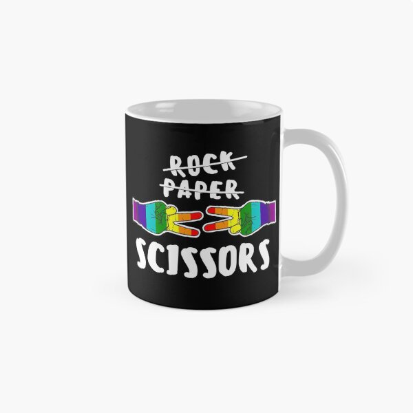 Item preview, Rock Paper Scissors LGBT-Q Gay Pride Proud Ally Rainbow Flag designed and sold by NUMAcreations.
