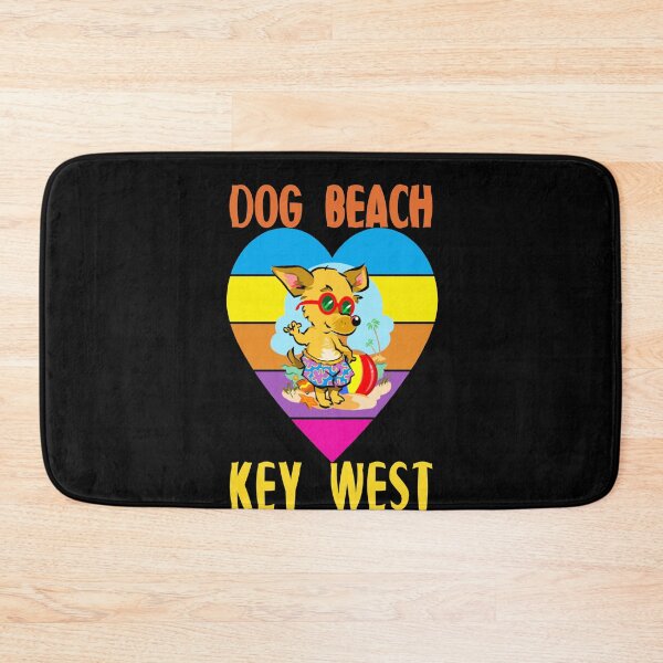 Item preview, Dog Beach Key West Florida Keys Cute Dog Rainbow Heart designed and sold by KeysTreasures.