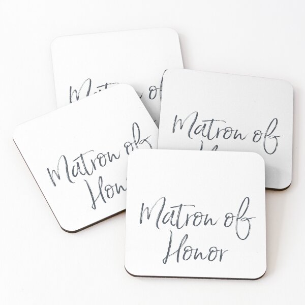 Item preview, Matron of Honor - contemporary handwriting designed and sold by hardscuffle.