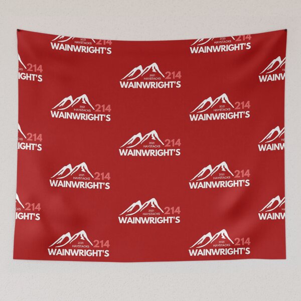 Item preview, Red Haystacks 2021 214 Wainwrights designed and sold by WildBerryArt.
