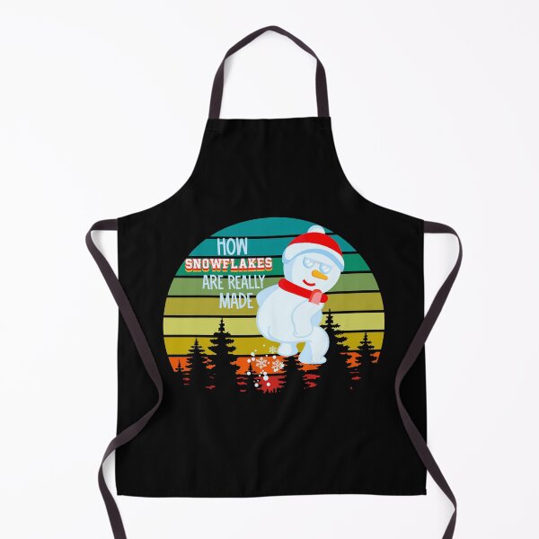 Item preview, FUNNY retro snowman How snowflakes are really made - FUNNY Christmas snowman designed and sold by Designs Of all kinds.