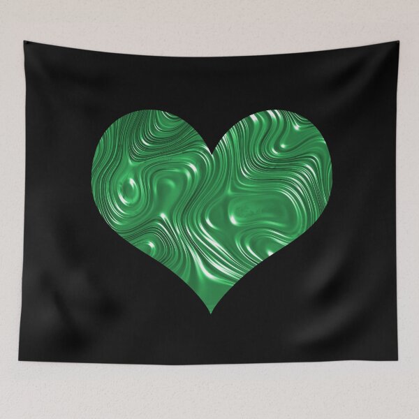 Item preview, Green Metallic Heart designed and sold by StephenMollie.