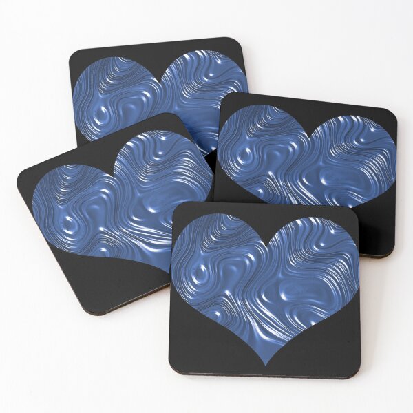 Item preview, Blue Metallic Heart designed and sold by StephenMollie.