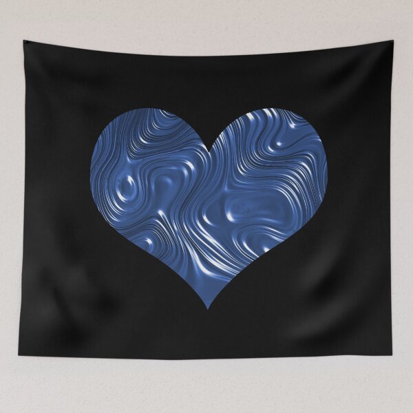 Item preview, Blue Metallic Heart designed and sold by StephenMollie.