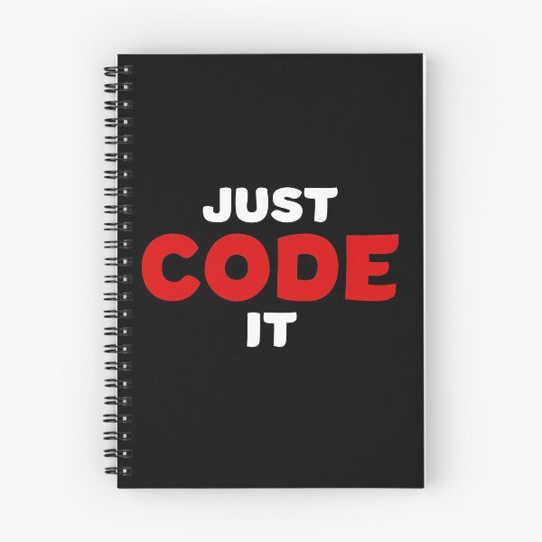Item preview, JUST CODE IT coder programmer nerd computer i love coding funny friendly gift idea designed and sold by ELPRONTO-DESIGN.