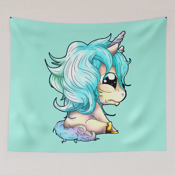 Item preview, Sad Baby Unicorn designed and sold by iduzarts.