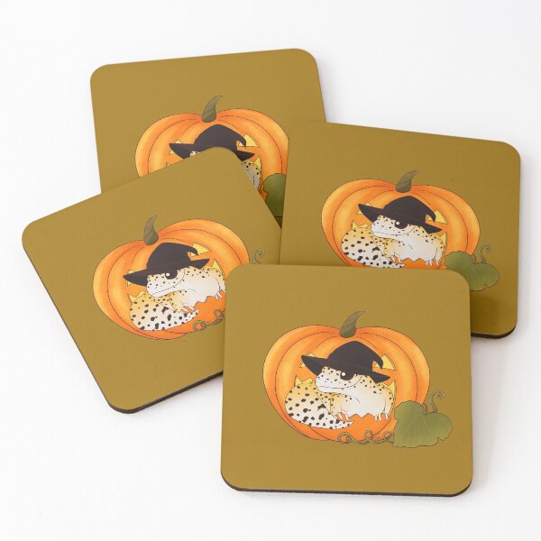 Item preview, Normal Leopard Gecko, Halloween Theme! Gecko and pumpkin III designed and sold by anacecilia.