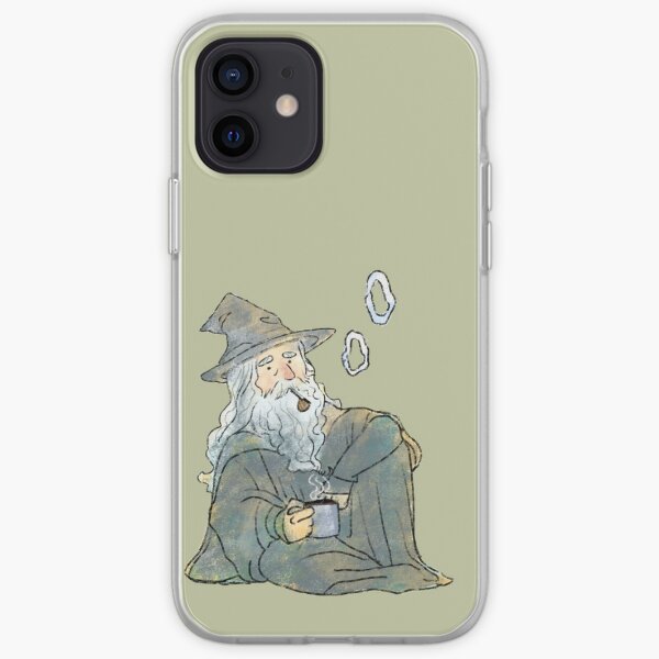 Magical old man smoking iPhone Soft Case