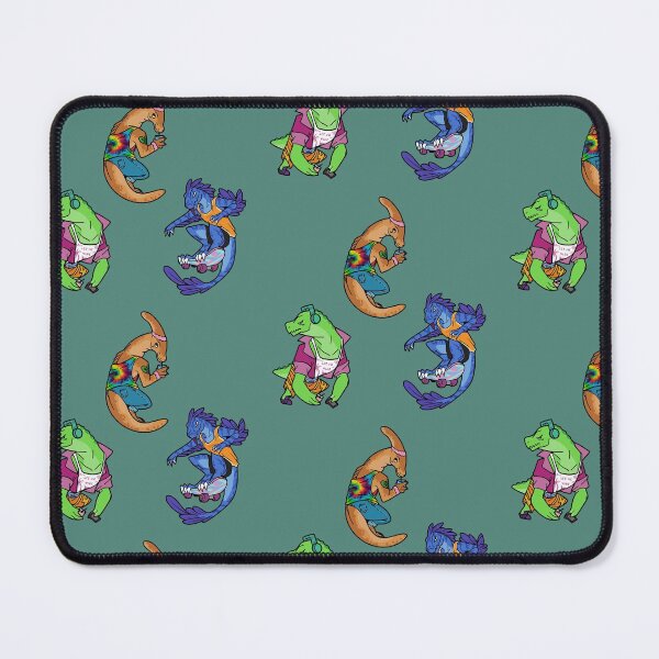 Cute Dinosaur Friends Mouse Pad