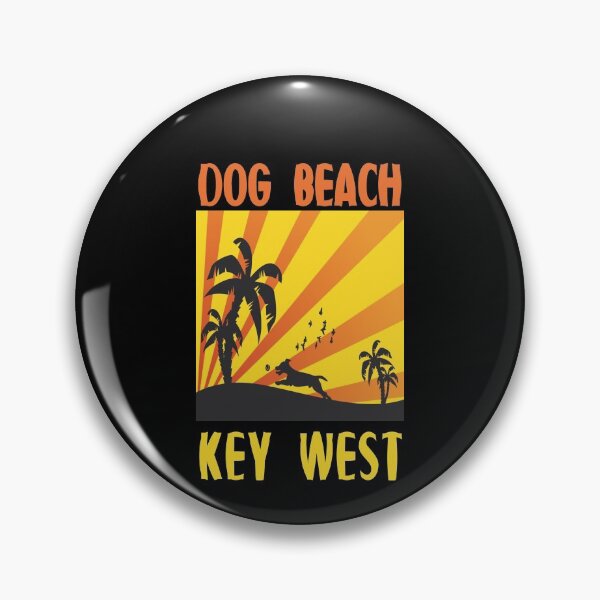 Item preview, Dog Beach Key West Florida Keys Dog Chasing Ball designed and sold by KeysTreasures.