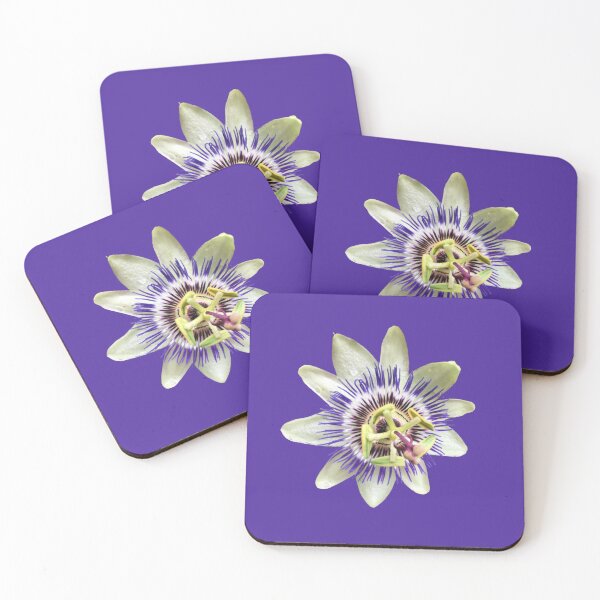 Item preview, Passionflower (purple background) designed and sold by EliSa-1.