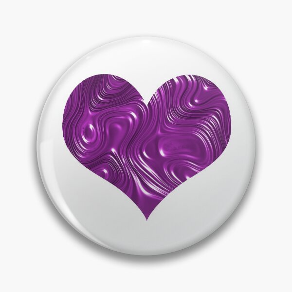 Item preview, Purple Metallic Heart designed and sold by StephenMollie.