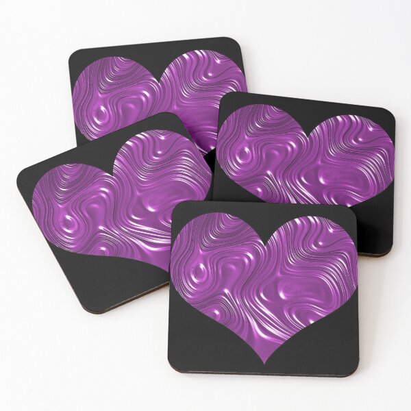 Item preview, Purple Metallic Heart designed and sold by StephenMollie.