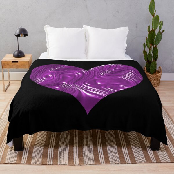Item preview, Purple Metallic Heart designed and sold by StephenMollie.