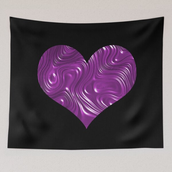 Item preview, Purple Metallic Heart designed and sold by StephenMollie.