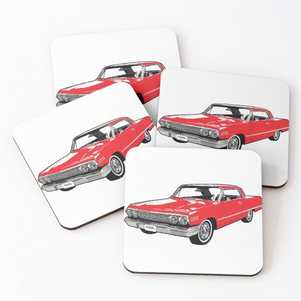 Item preview, 63 Bright Red I Coupe designed and sold by CoolRide.