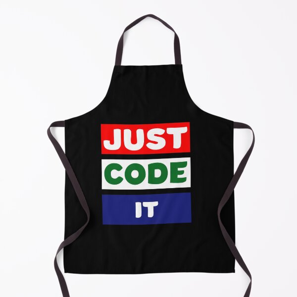 Item preview,  JUST CODE IT coder programmer nerd computer i love coding funny friendly gift idea designed and sold by ELPRONTO-DESIGN.