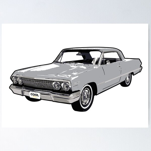 CHEVROLET　Impala63 coupe A3Poster CHEVROLET Impala63 coupe A3Poster CHEVROLET Impala63 coupe