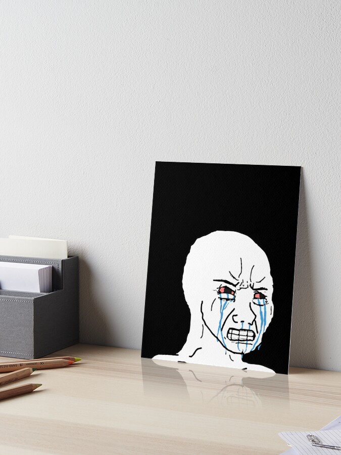 Sad Trollface Art Board Prints for Sale