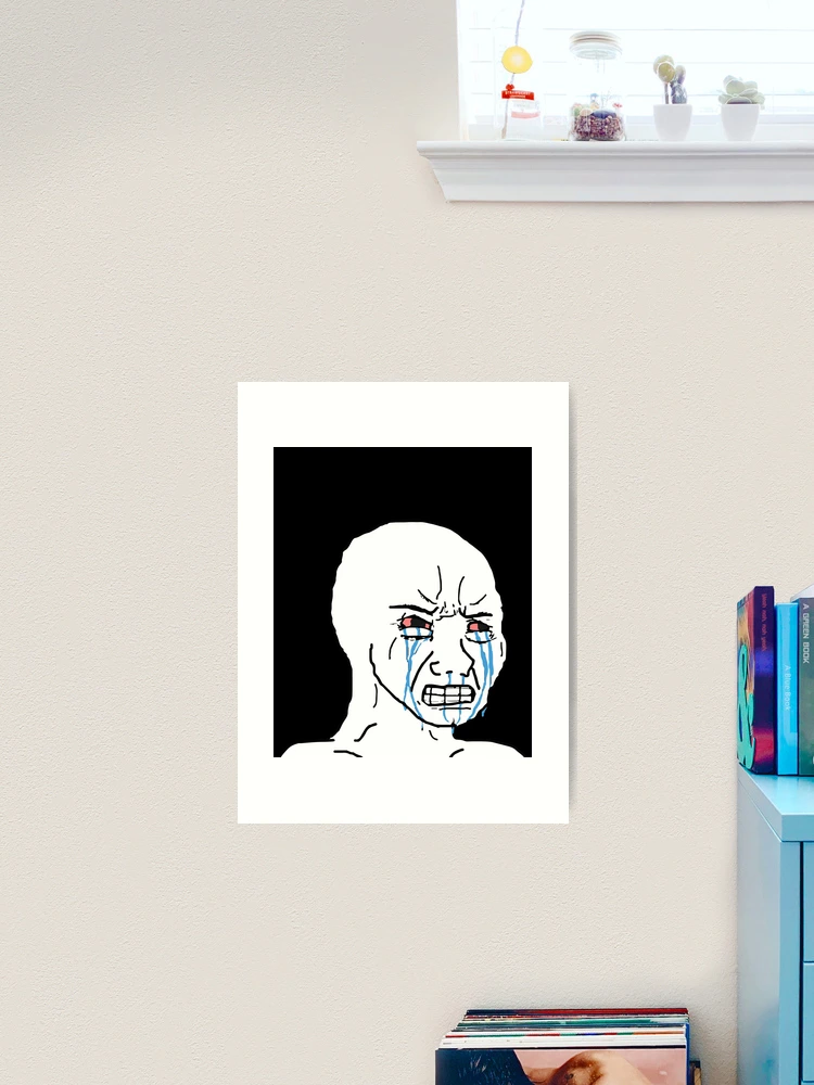 Crying meme face Jigsaw Puzzle for Sale by Doacts