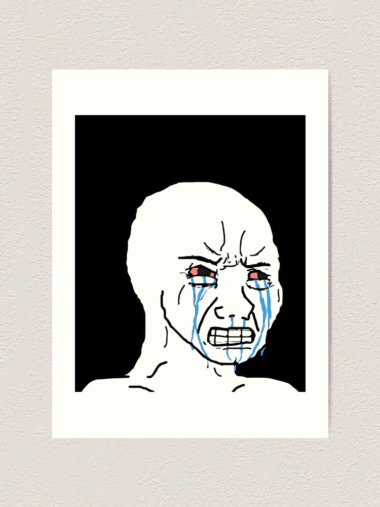Sad Face Meme Art Board Prints for Sale
