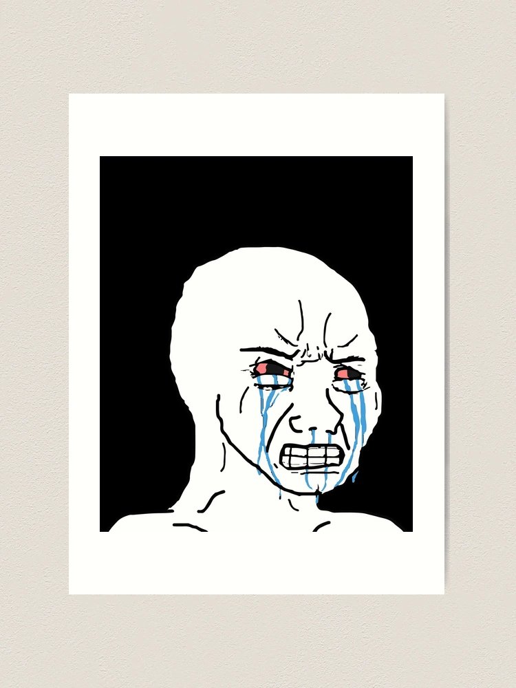 Crying meme face Jigsaw Puzzle for Sale by Doacts