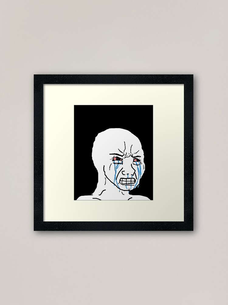 Sad Crying Meme Face | Sticker