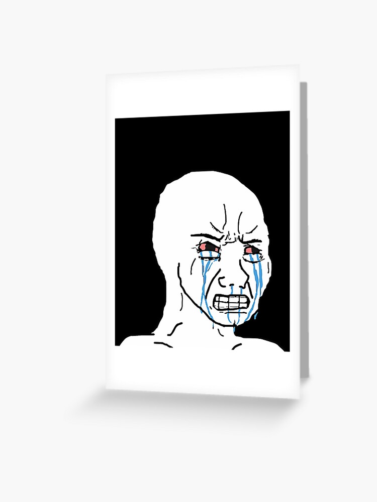 Sad Face Meme Greeting Cards for Sale