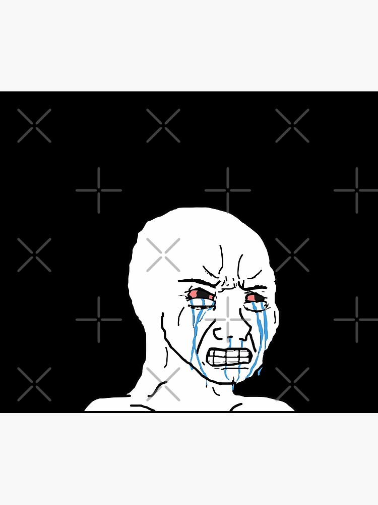 Sad Crying Meme Face | Sticker