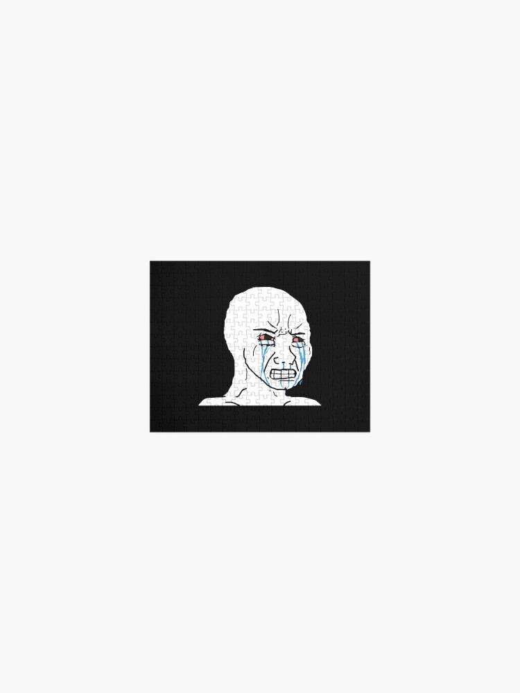 I miss You Stickman sketch, Tears Crying Internet meme Happiness, Super Sad  Face, smiley, sadness Jigsaw Puzzle