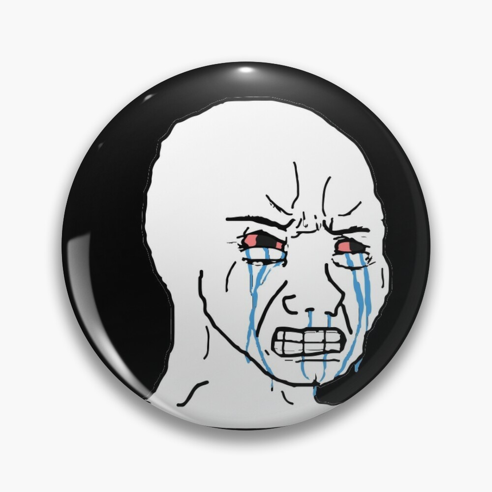 Sad Crying Meme Face | Sticker