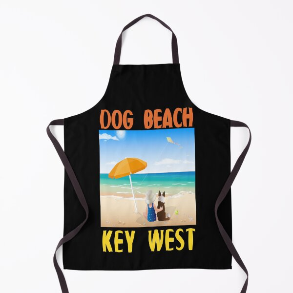 Item preview, Dog Beach Key West Florida Keys Child and Dog Under Umbrella designed and sold by KeysTreasures.