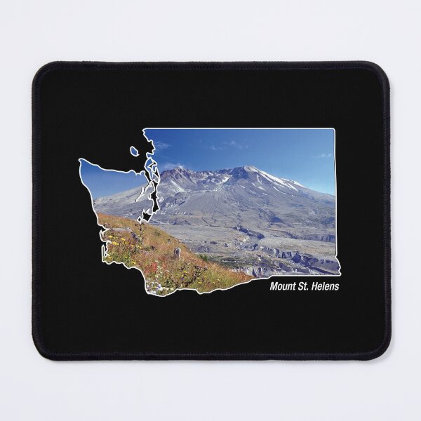 Item preview, Mount St. Helens Map ~ Washington Volcano designed and sold by abowlofsoda.