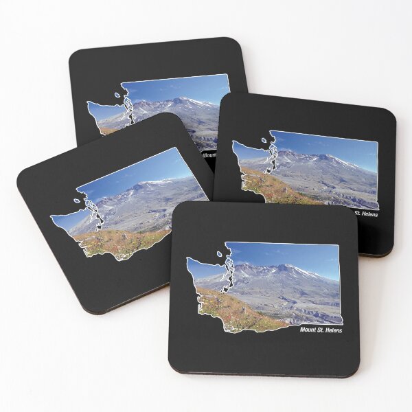 Item preview, Mount St. Helens Map ~ Washington Volcano designed and sold by abowlofsoda.