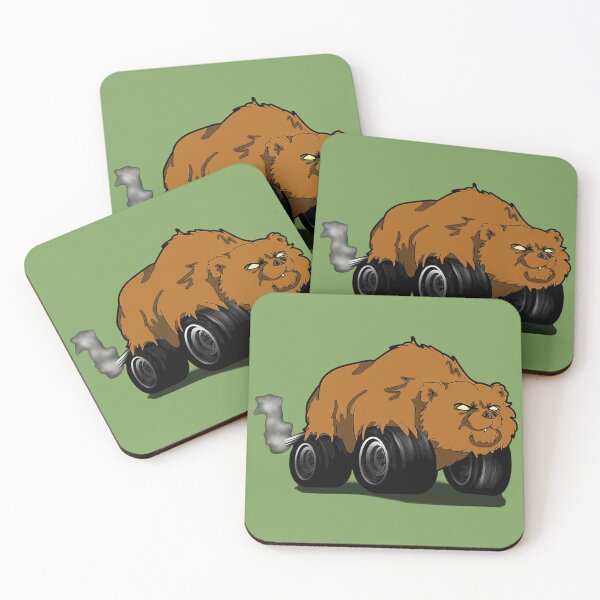 Item preview, Grizzly Bear Monster Wheel designed and sold by iduzarts.
