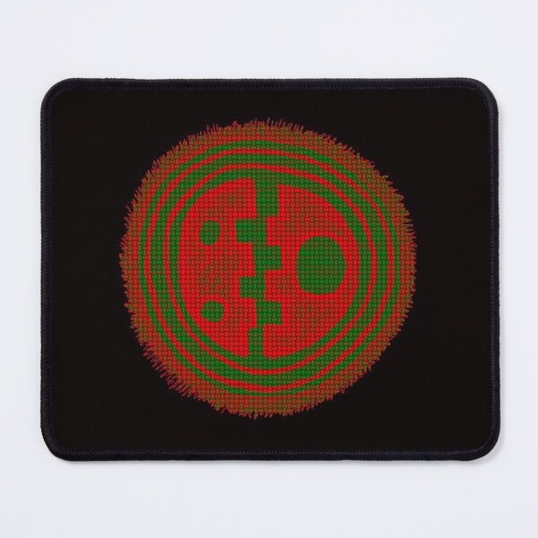 Item preview, "Nyaari Haj" - "The two halves"  African ethnic fabric  pattern design Red and Green designed and sold by Tony Cisse.