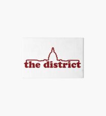 Washington DC-Linie Logo - Hauptstadt Galeriedruck