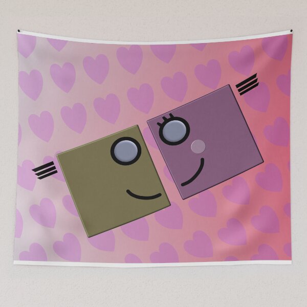 Item preview, Couple love game hearts pattern  designed and sold by bazoosoft.