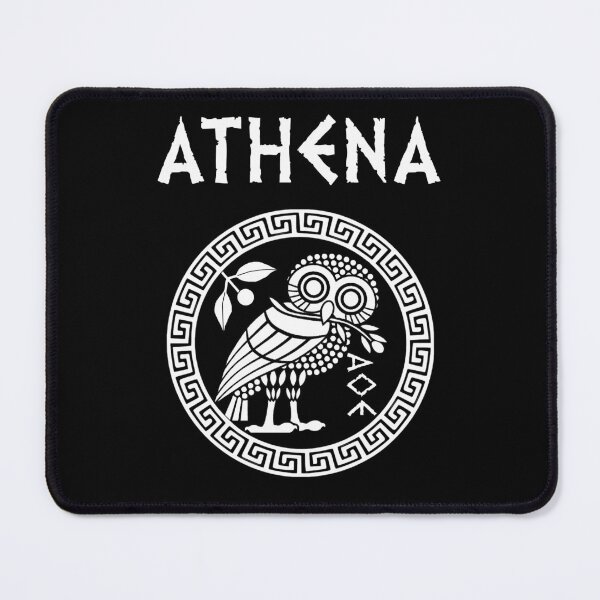 Item preview, Athena Greek Goddess of Wisdom and War Athenian Owl Symbol designed and sold by Agema Apparel.