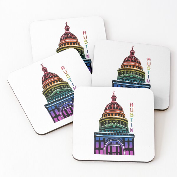 Item preview, Rainbow Austin Texas Capitol Building designed and sold by Zendays.