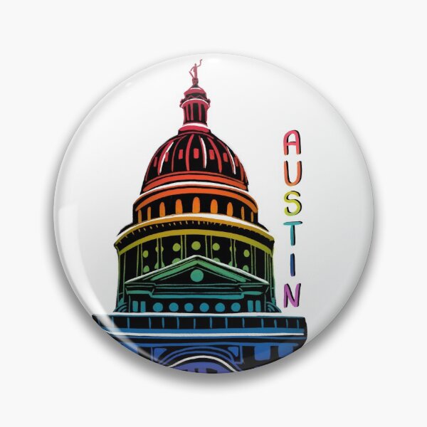 Item preview, Rainbow Austin Texas Capitol Building designed and sold by Zendays.