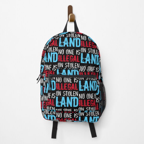 Item preview, no human is illegal on stolen land designed and sold by Tremendo.
