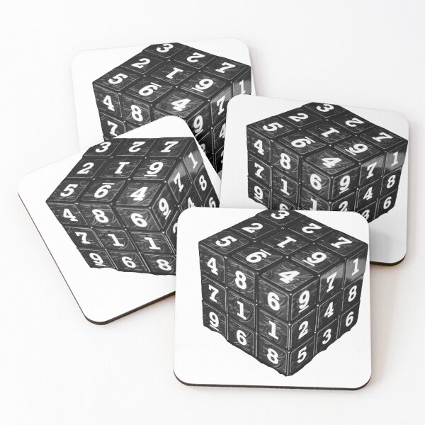 Item preview, Numberblocks cube block  game  square  puzzle  black  designed and sold by Reo12.