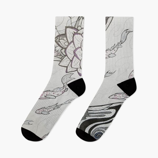 Item preview, Bubble Koi and Vector Lotus designed and sold by AaronFritsch.